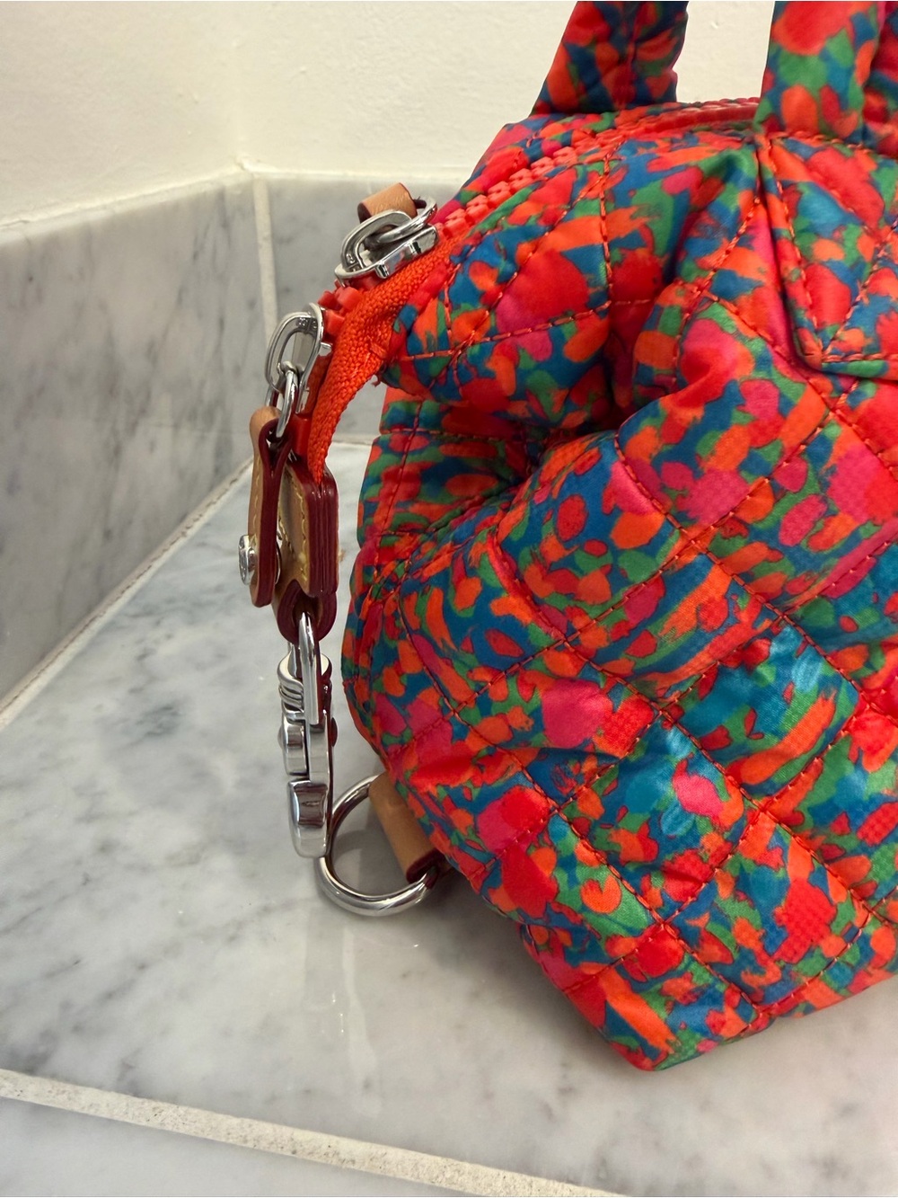 MZ Wallace Poppy Print Micro Sutton - Picture 3 of 14
